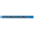 Pre Printed 1" Pit Pass Tyvek Wristband